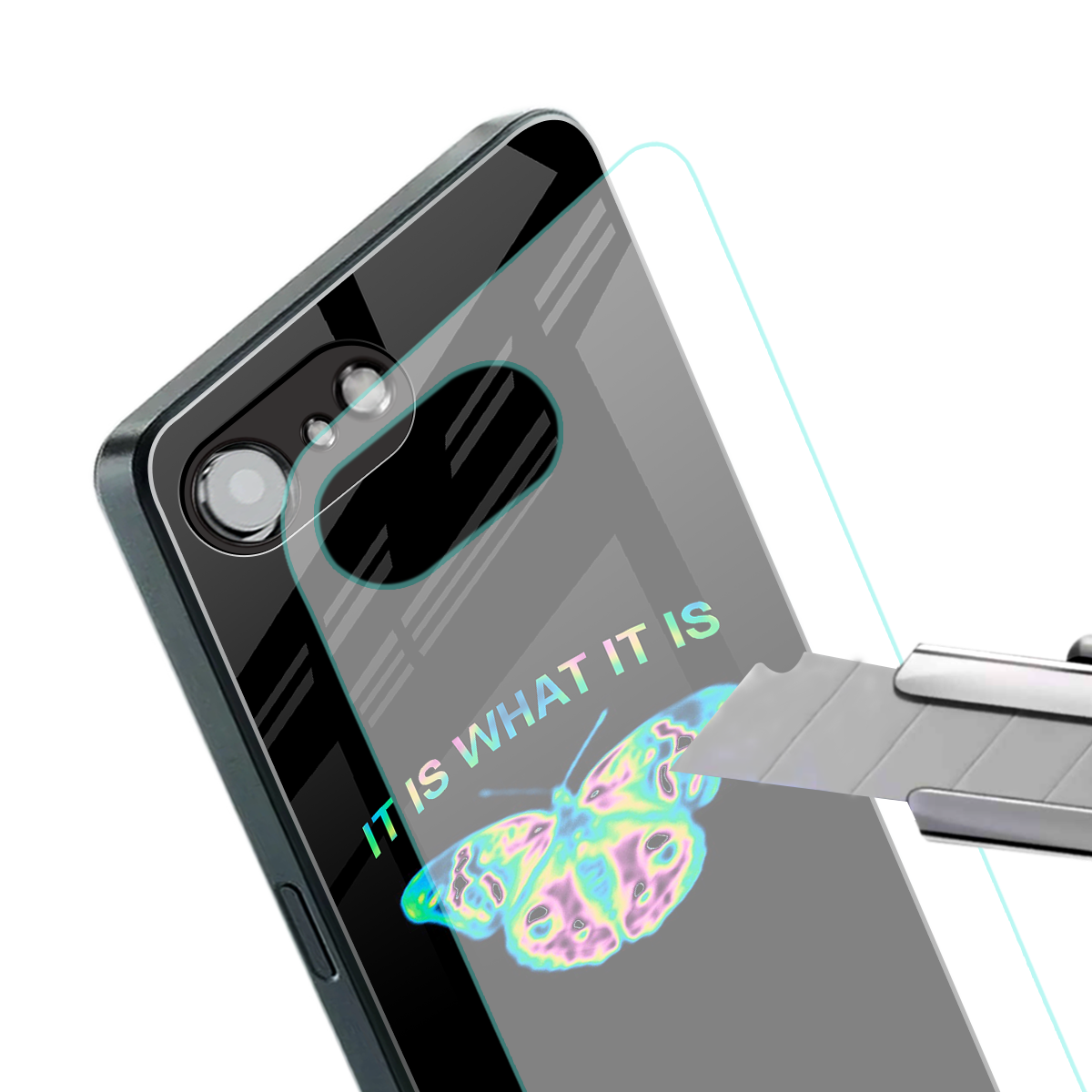 tranquil back phone cover | glass case for iphone 16e