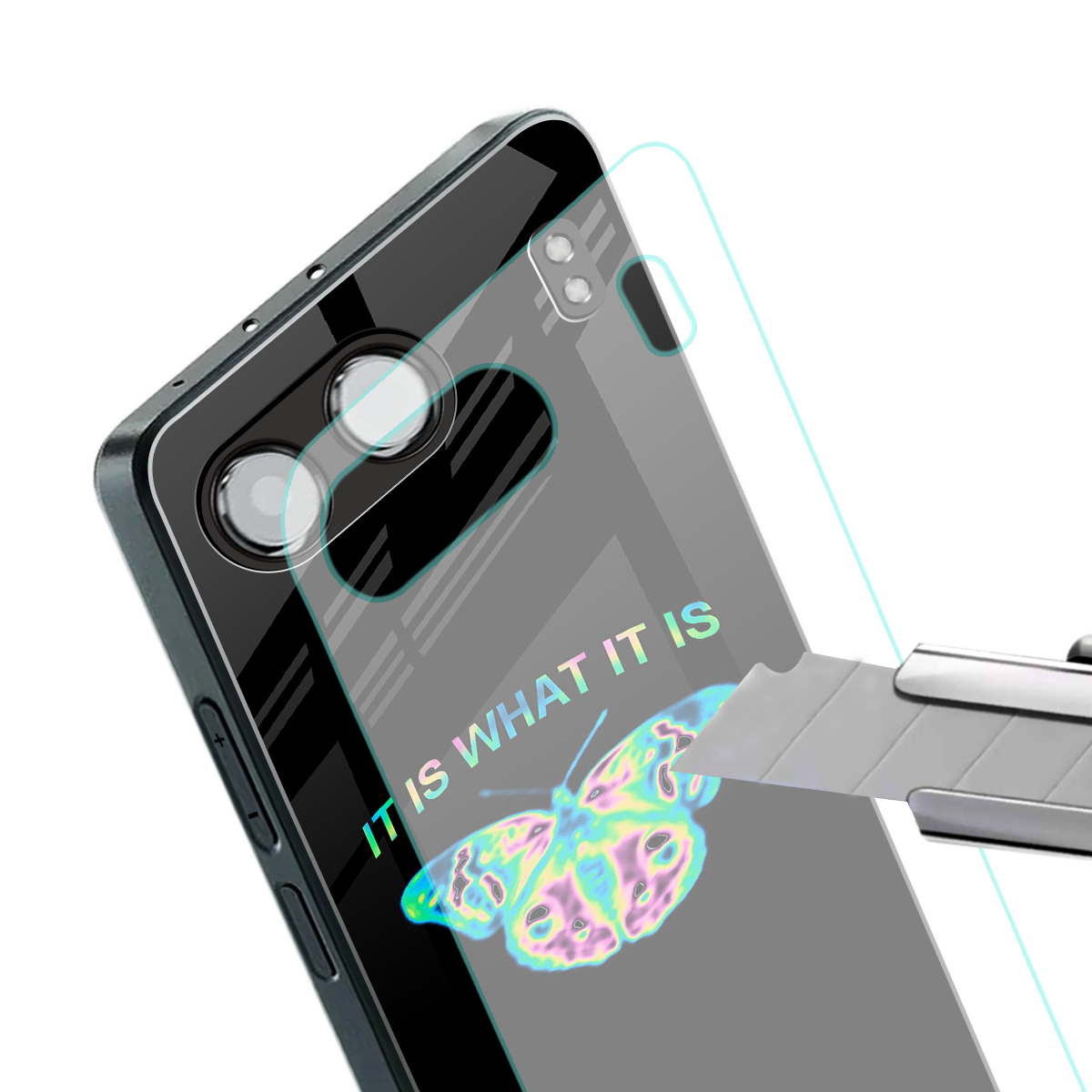 tranquil back phone cover | glass case for oneplus nord 4
