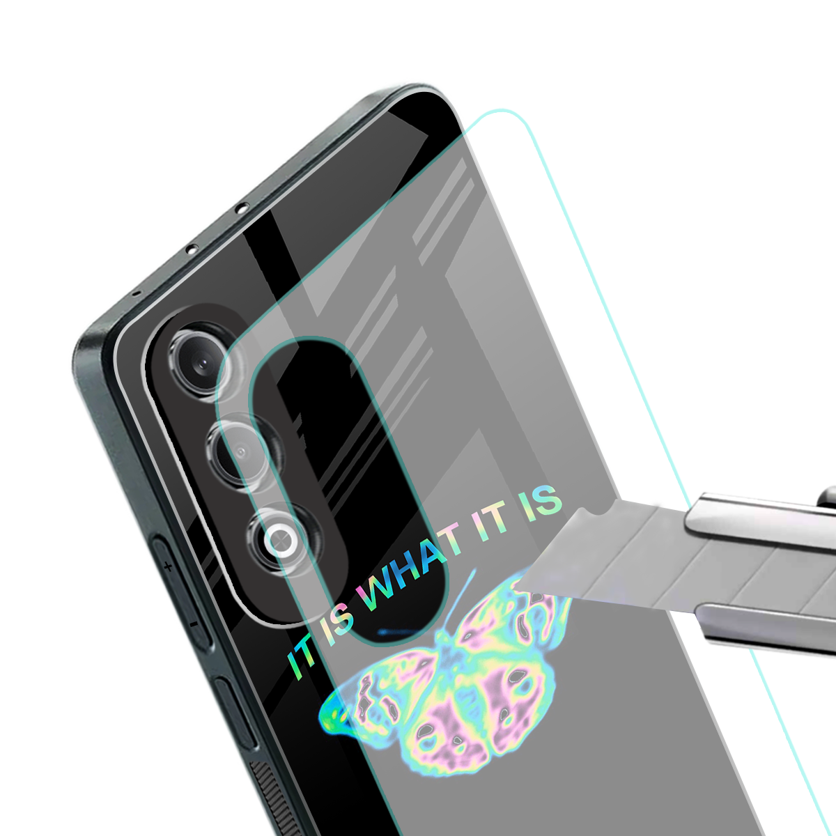 tranquil back phone cover | glass case for oneplus nord ce 4