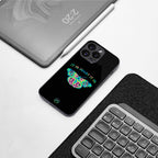tranquil back phone cover | glass case for iphone 16 plus