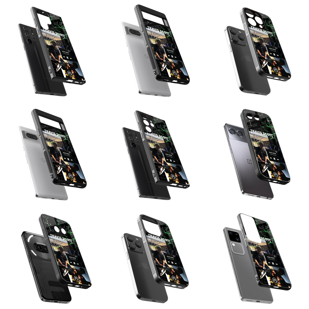 Durable Glass Back Mobile Case for iPhone, Samsung, OnePlus, Google Pixel, Redmi, Vivo, Oppo