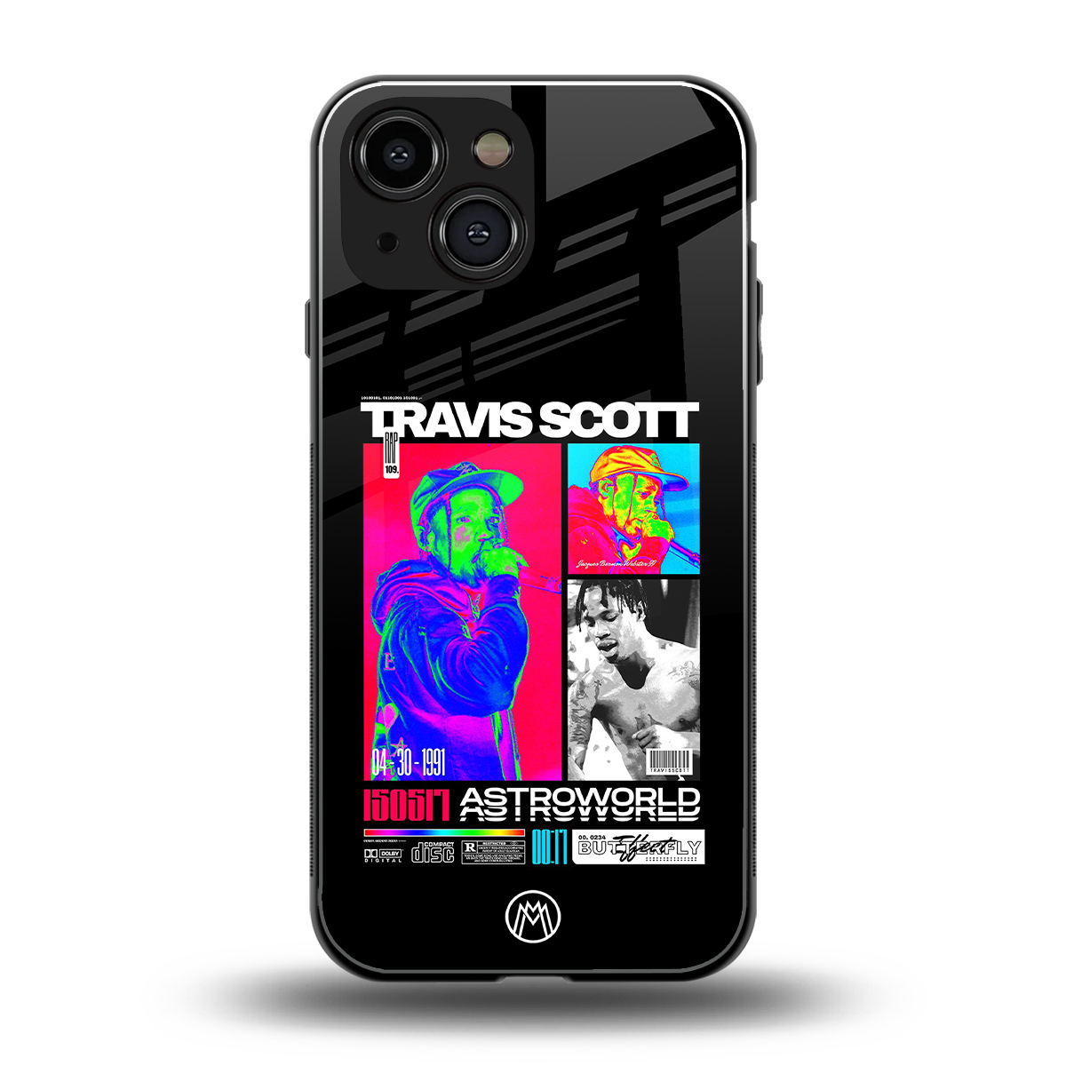 travis scott astroworld back phone cover | glass case for iphone 13 mini