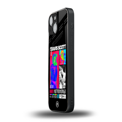travis scott astroworld back phone cover | glass case for iphone 13 mini