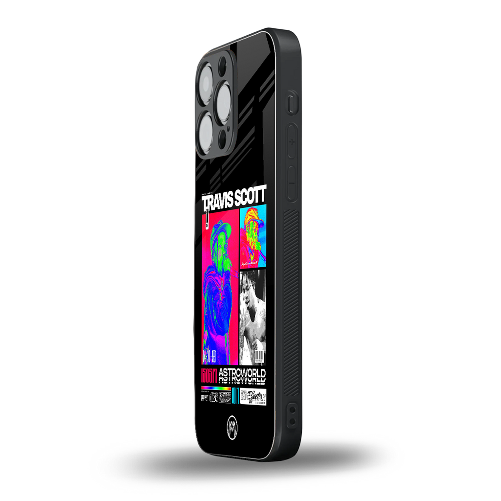 travis scott astroworld back phone cover | glass case for iphone 13 pro max