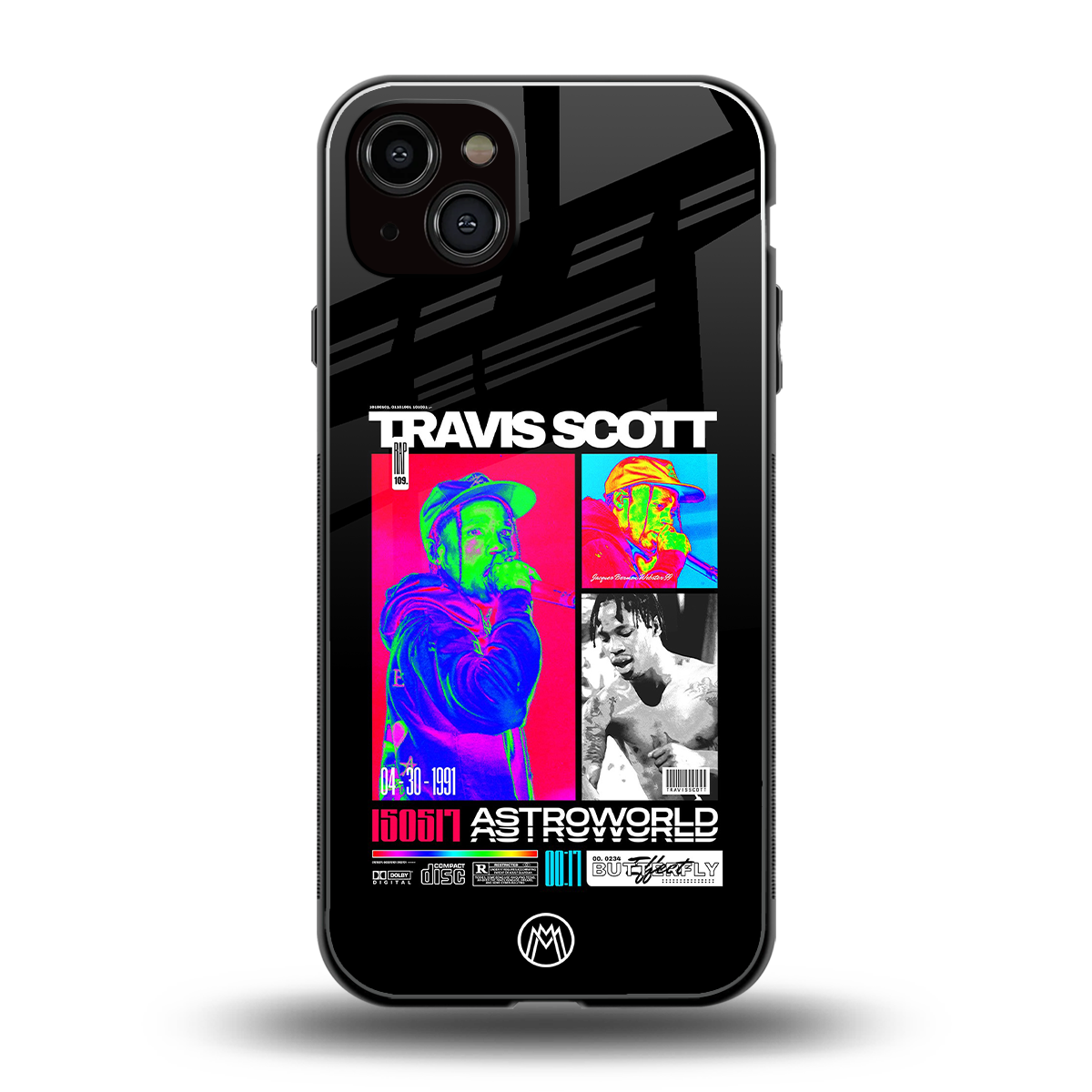 travis scott astroworld back phone cover | glass case for iphone 14 plus