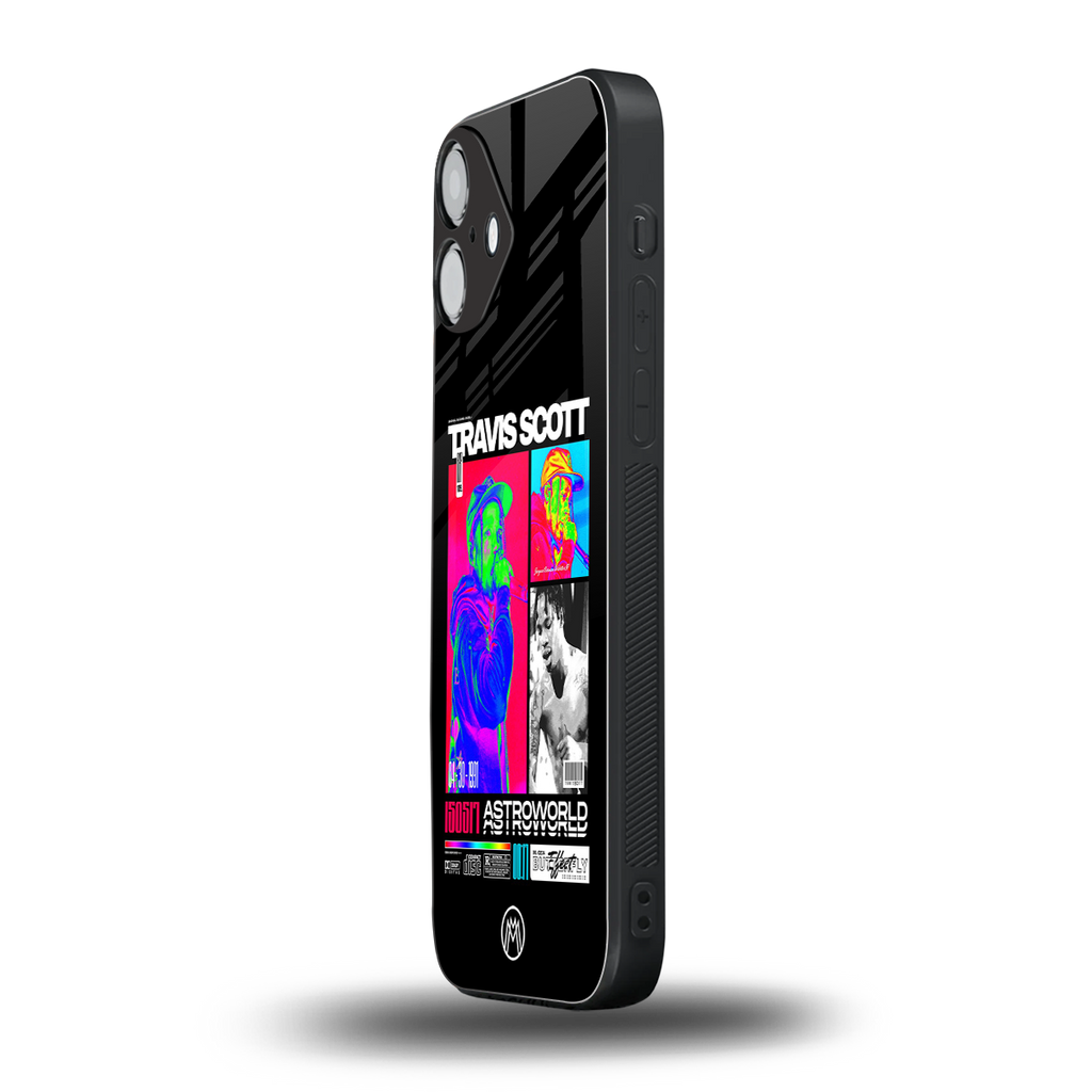 travis scott astroworld back phone cover | glass case for iphone 16 plus
