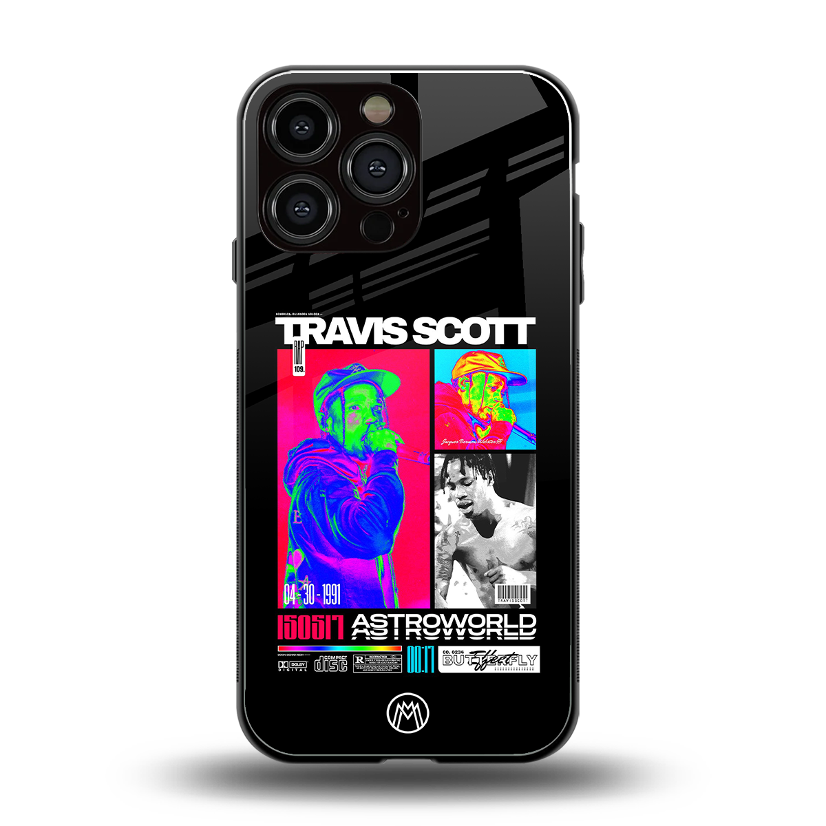 travis scott astroworld back phone cover | glass case for iphone 16 pro max