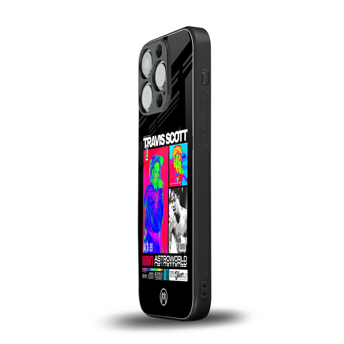 travis scott astroworld back phone cover | glass case for iphone 16 pro