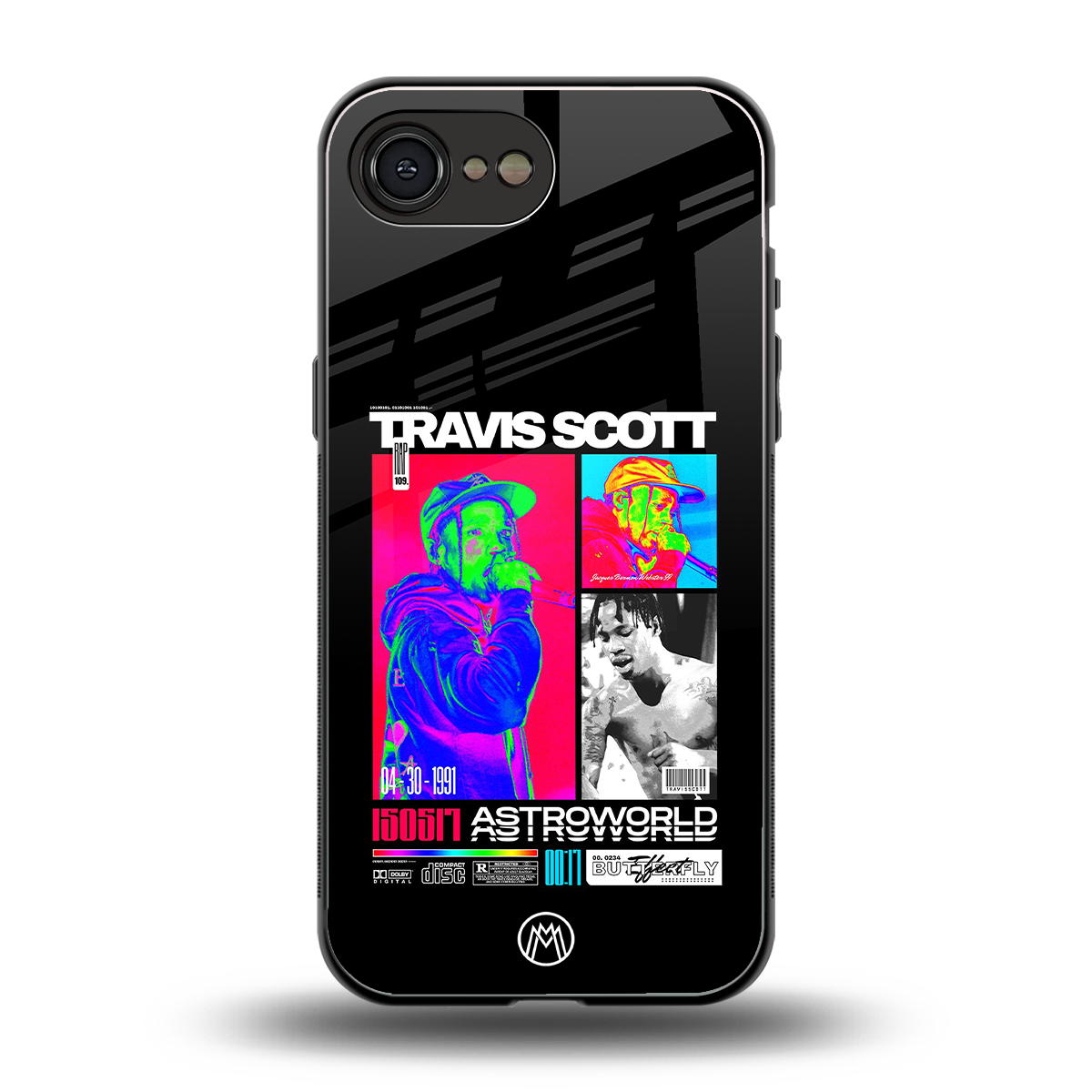 travis scott astroworld back phone cover | glass case for iphone 16e