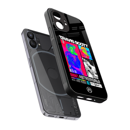 travis scott astroworld back phone cover | glass case for nothing phone 1