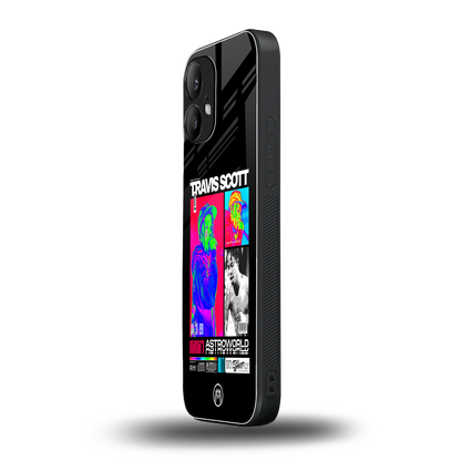travis scott astroworld back phone cover | glass case for nothing phone 2