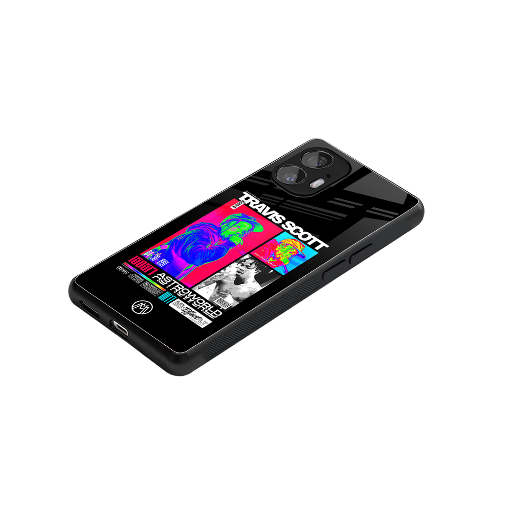 travis scott astroworld back phone cover | glass case for nothing phone 2