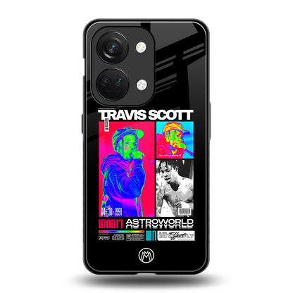 travis scott astroworld back phone cover | glass case for oneplus nord 3
