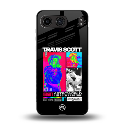 travis scott astroworld back phone cover | glass case for oneplus nord 4