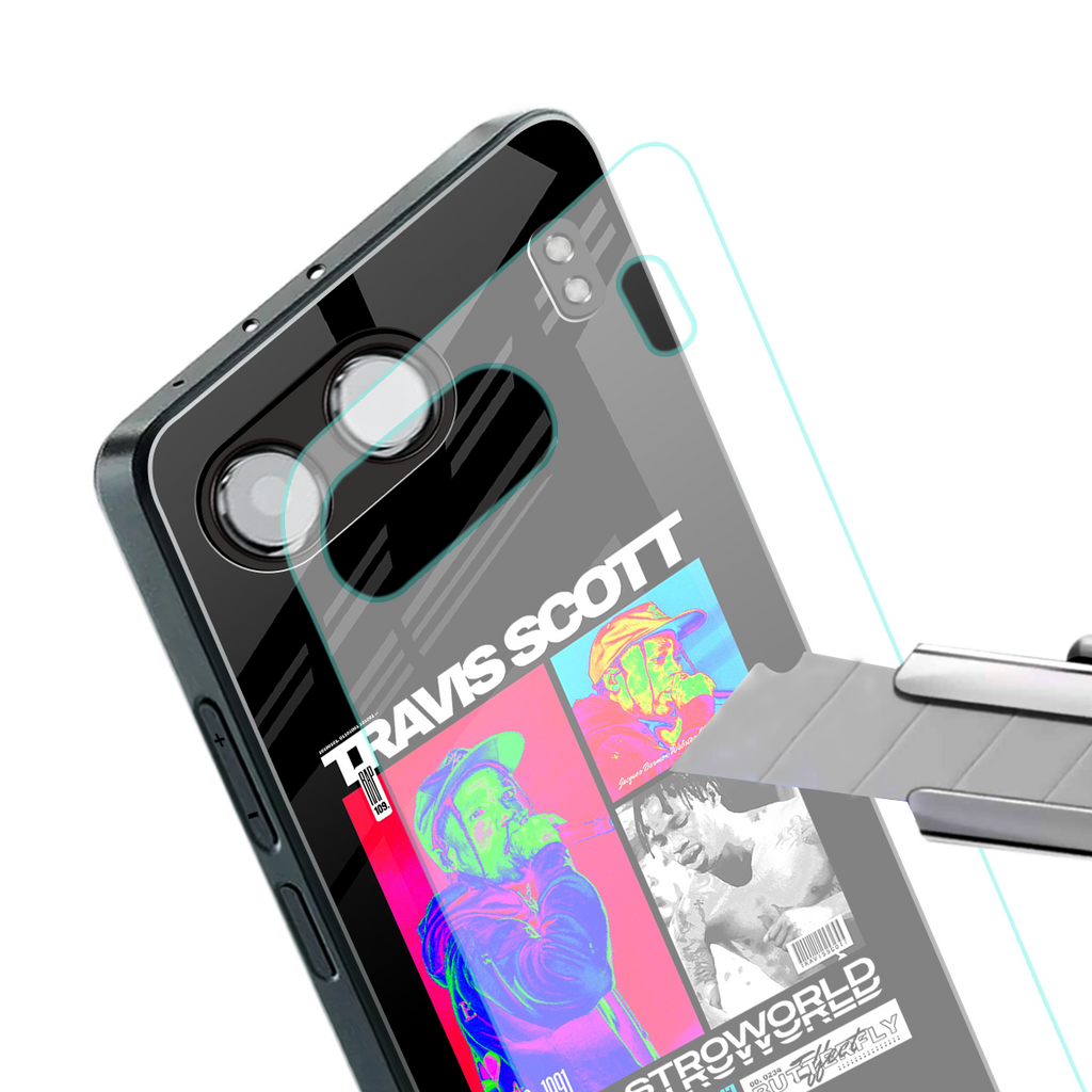 travis scott astroworld back phone cover | glass case for oneplus nord 4