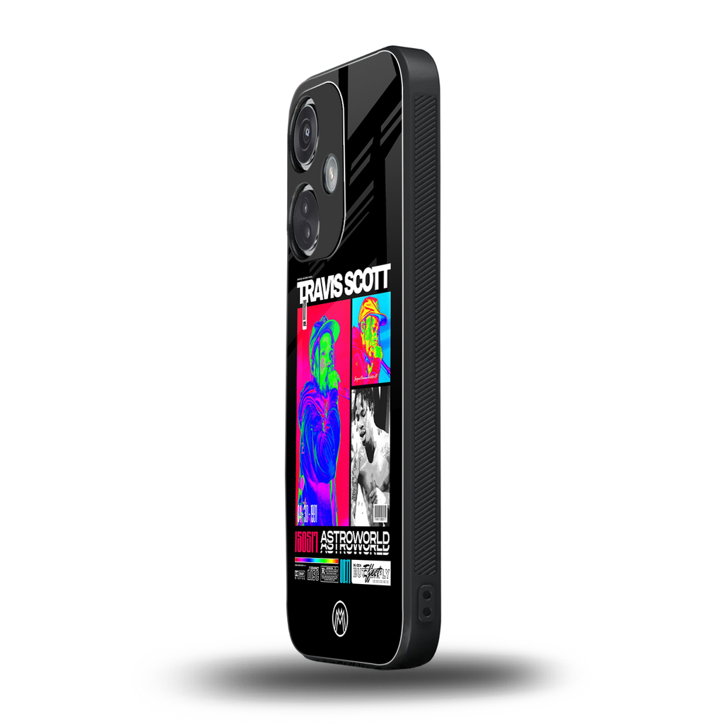 travis scott astroworld back phone cover | glass case for oneplus nord ce 3