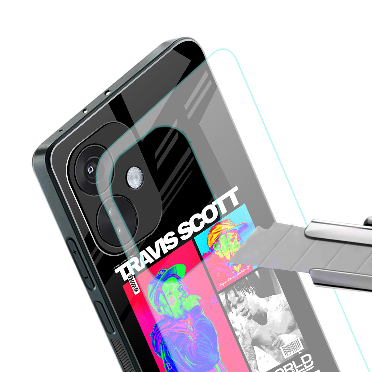 travis scott astroworld back phone cover | glass case for oneplus nord ce 3