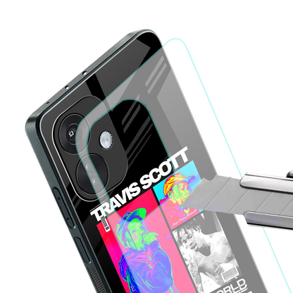 travis scott astroworld back phone cover | glass case for oneplus nord ce 3