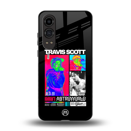 travis scott astroworld back phone cover | glass case for oneplus nord ce 4 lite