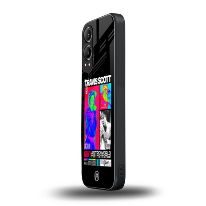 travis scott astroworld back phone cover | glass case for oneplus nord ce 4 lite