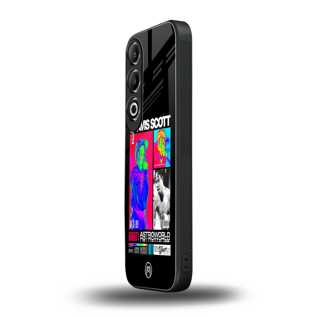 travis scott astroworld back phone cover | glass case for oneplus nord ce 4