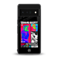 travis scott astroworld back phone cover | glass case for google pixel 6 pro