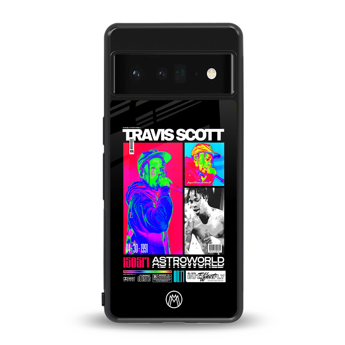 travis scott astroworld back phone cover | glass case for google pixel 6 pro