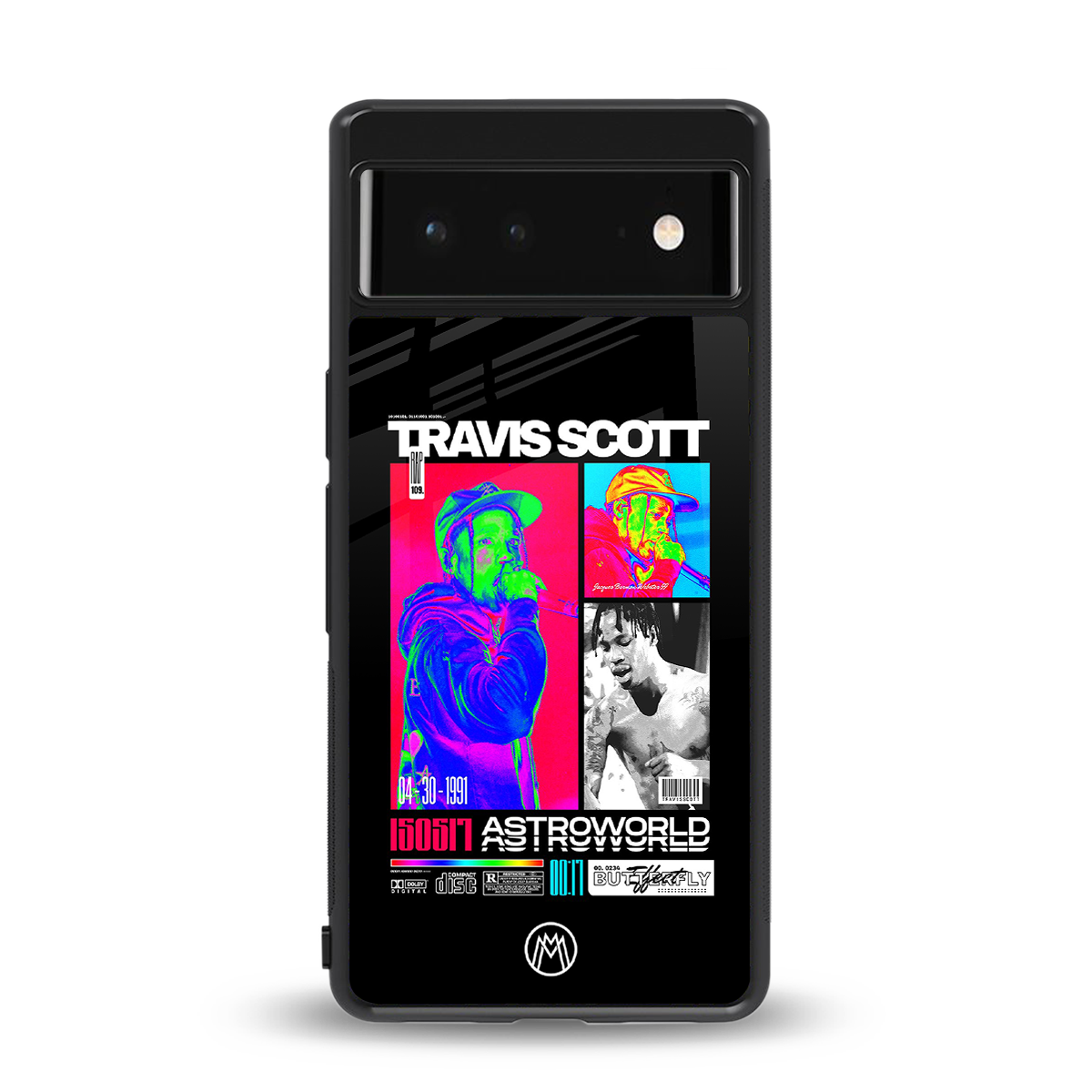 travis scott astroworld back phone cover | glass case for Google Pixel 6A