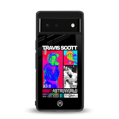 travis scott astroworld back phone cover | glass case for Google Pixel 6A