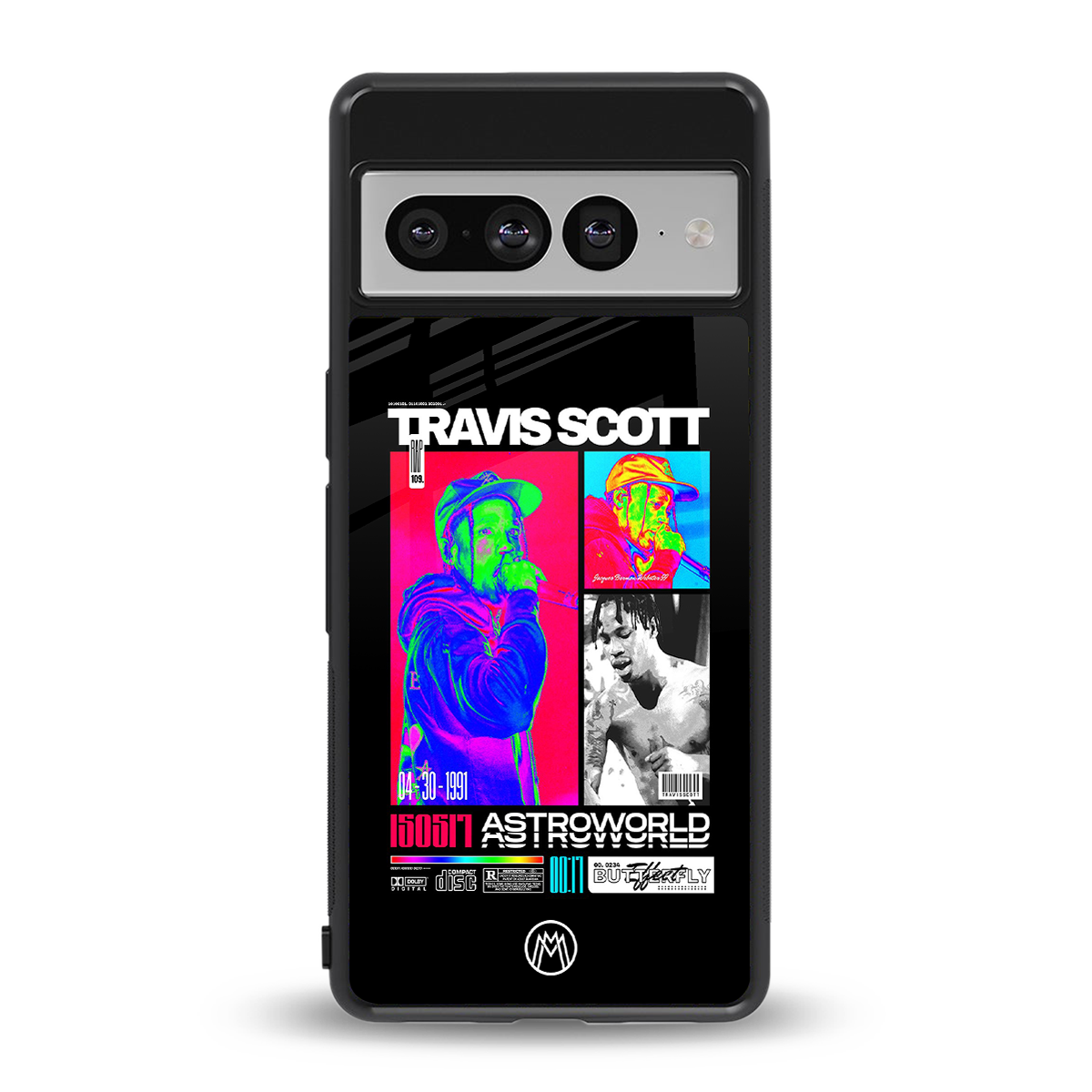 travis scott astroworld back phone cover | glass case for google pixel 7 pro