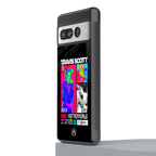travis scott astroworld back phone cover | glass case for google pixel 7 pro