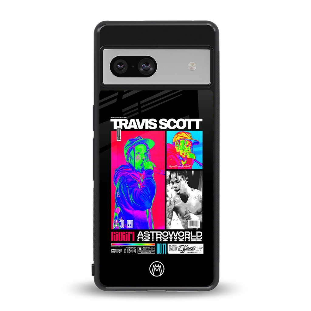 travis scott astroworld back phone cover | glass case for Google Pixel 7