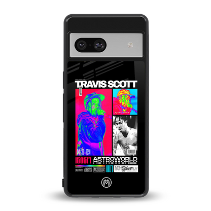 travis scott astroworld back phone cover | glass case for Google Pixel 7
