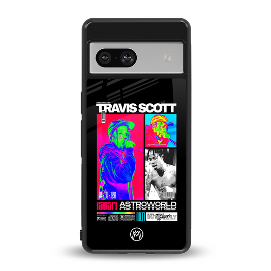 travis scott astroworld back phone cover | glass case for Google Pixel 7A