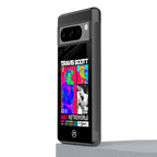 travis scott astroworld back phone cover | glass case for google pixel 8 pro