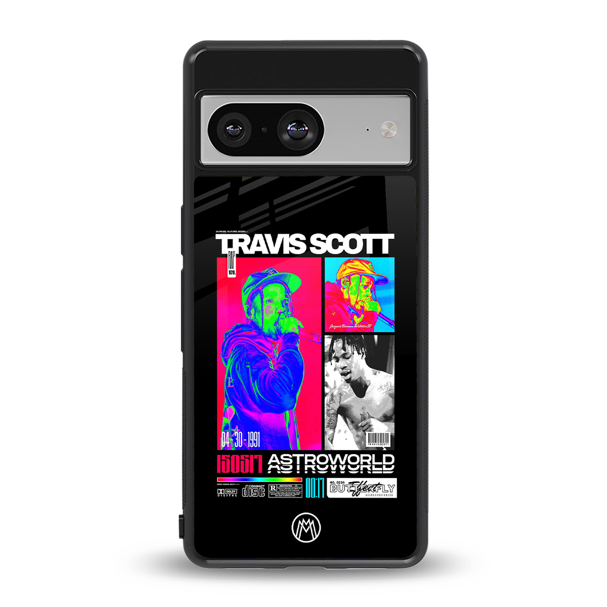 travis scott astroworld back phone cover | glass case for Google Pixel 8