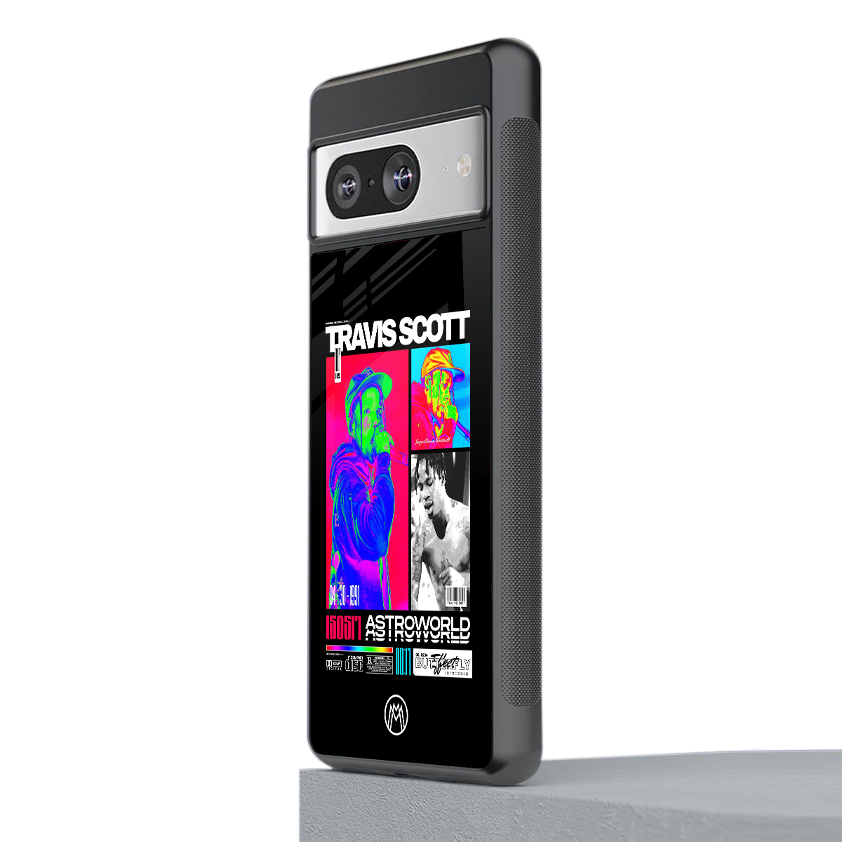 travis scott astroworld back phone cover | glass case for Google Pixel 8