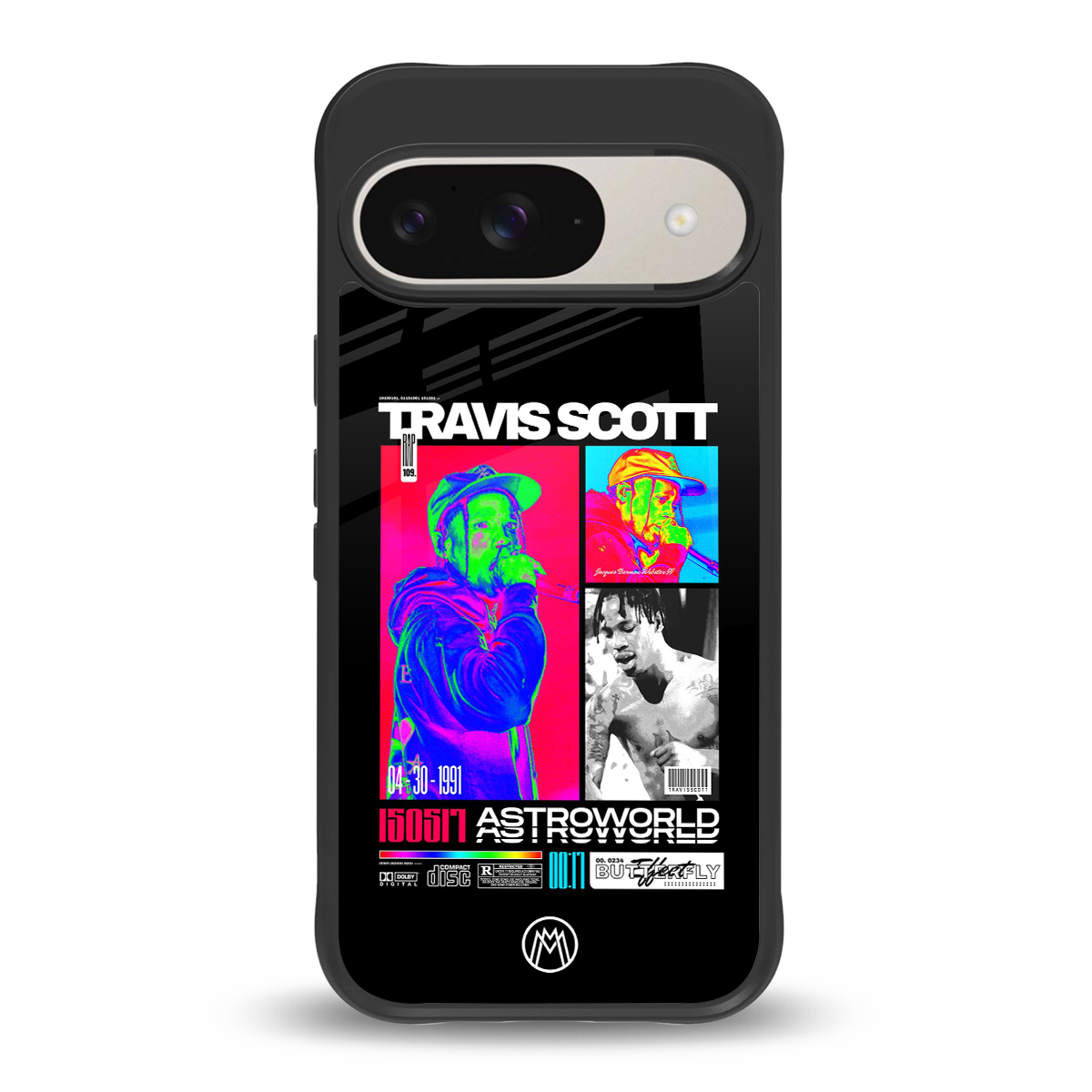 travis scott astroworld back phone cover | glass case for google pixel 9