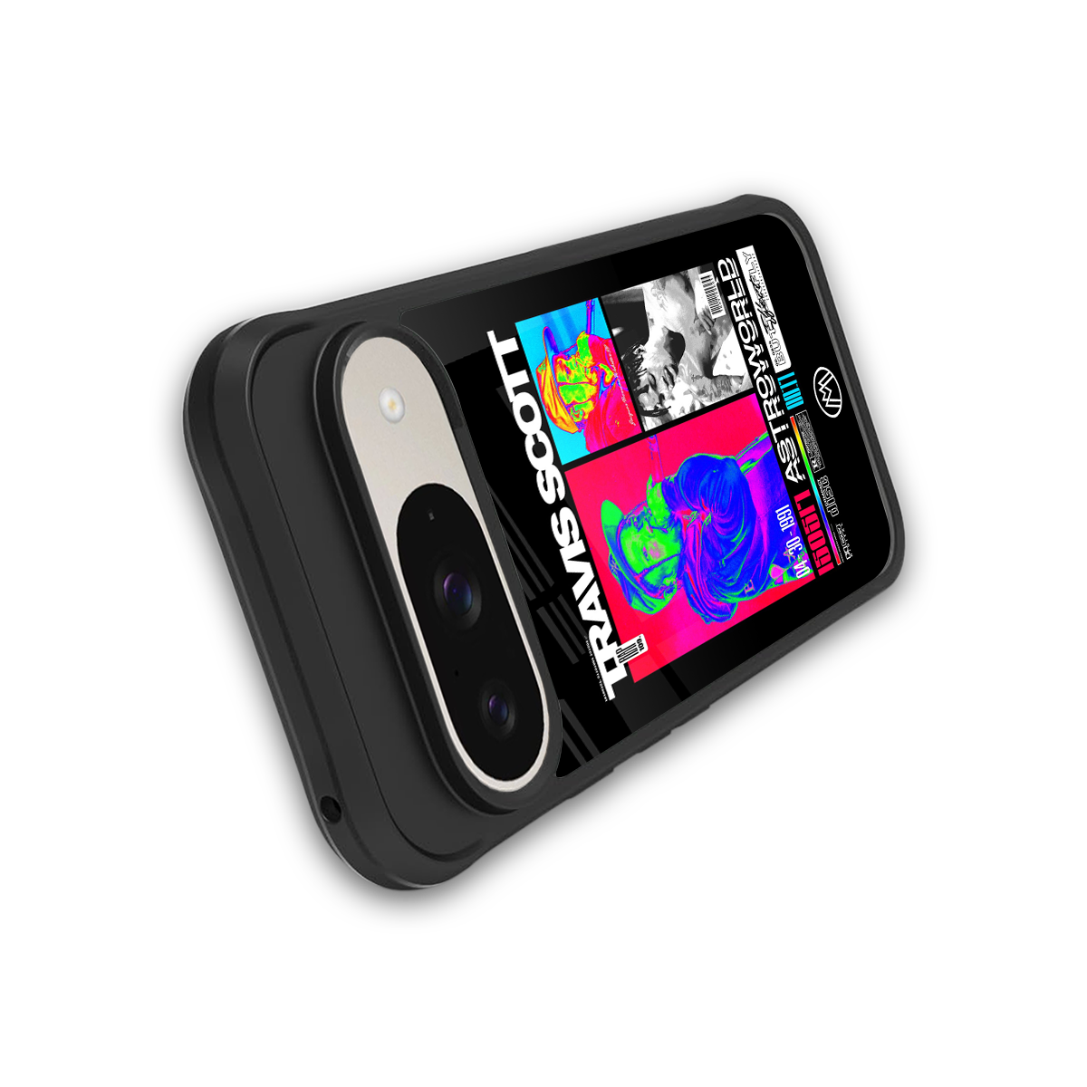 travis scott astroworld back phone cover | glass case for google pixel 9