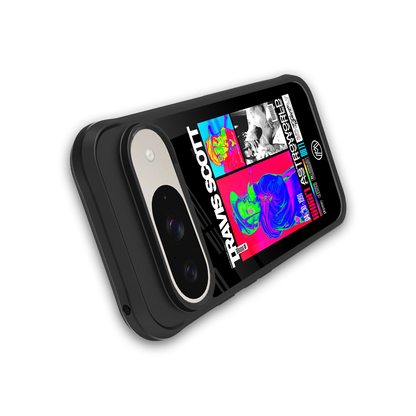 travis scott astroworld back phone cover | glass case for google pixel 9