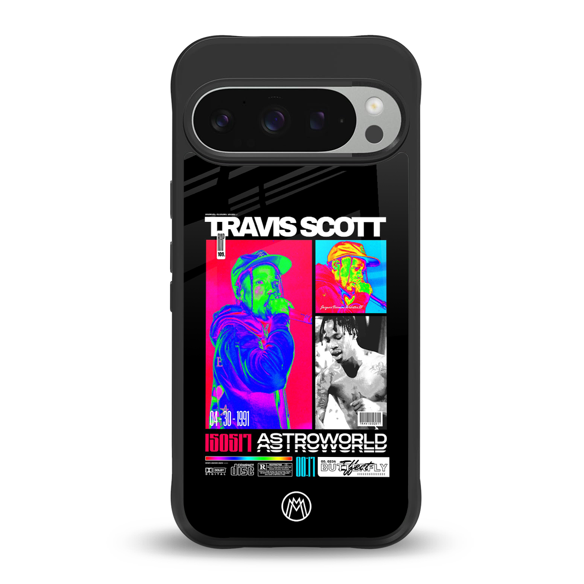 travis scott astroworld back phone cover | glass case for google pixel 9 pro xl