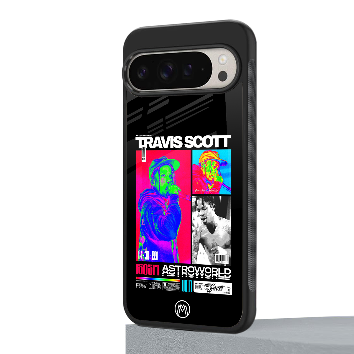 travis scott astroworld back phone cover | glass case for google pixel 9 pro xl