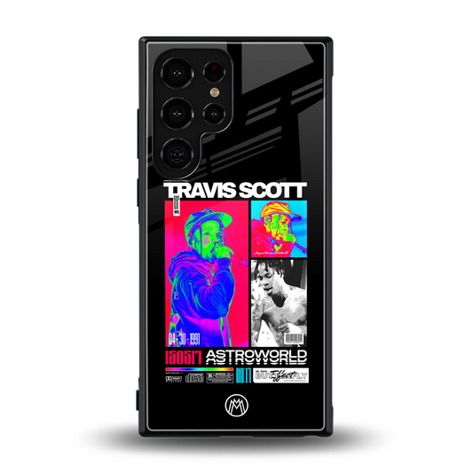 travis scott astroworld back phone cover | glass case for samsung galaxy s24 ultra