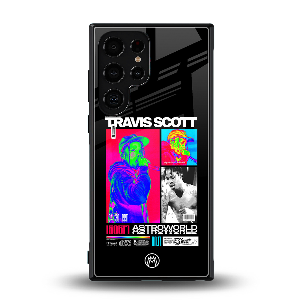 travis scott astroworld back phone cover | glass case for samsung galaxy s23 ultra