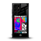 travis scott astroworld back phone cover | glass case for samsung galaxy s23 ultra