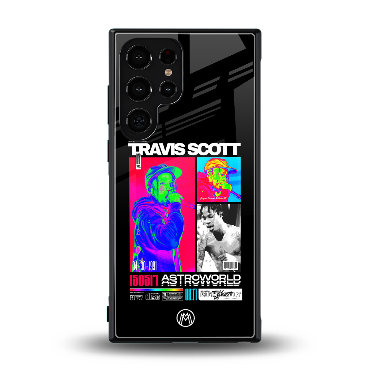 travis scott astroworld back phone cover | glass case for samsung galaxy s23 ultra