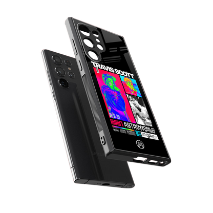 travis scott astroworld back phone cover | glass case for samsung galaxy s23 ultra