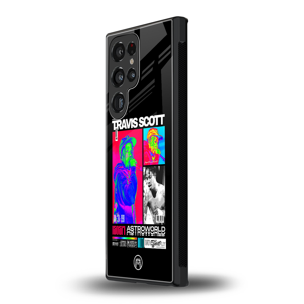 travis scott astroworld back phone cover | glass case for samsung galaxy s23 ultra