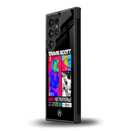 travis scott astroworld back phone cover | glass case for samsung galaxy s23 ultra