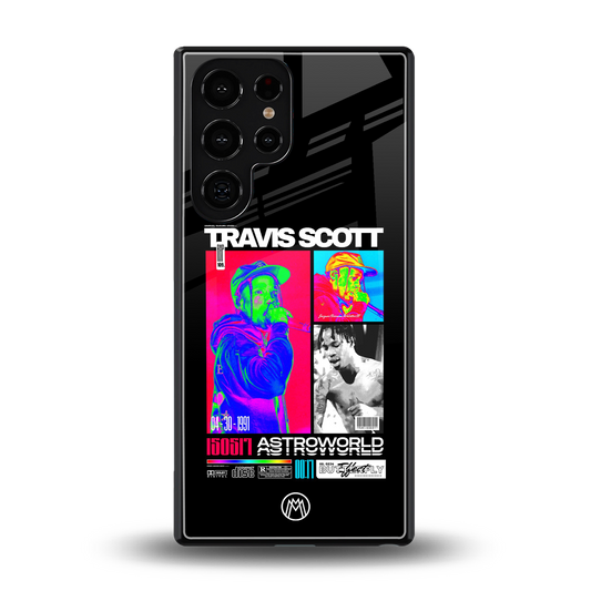 travis scott astroworld back phone cover | glass case for samsung galaxy s25 ultra